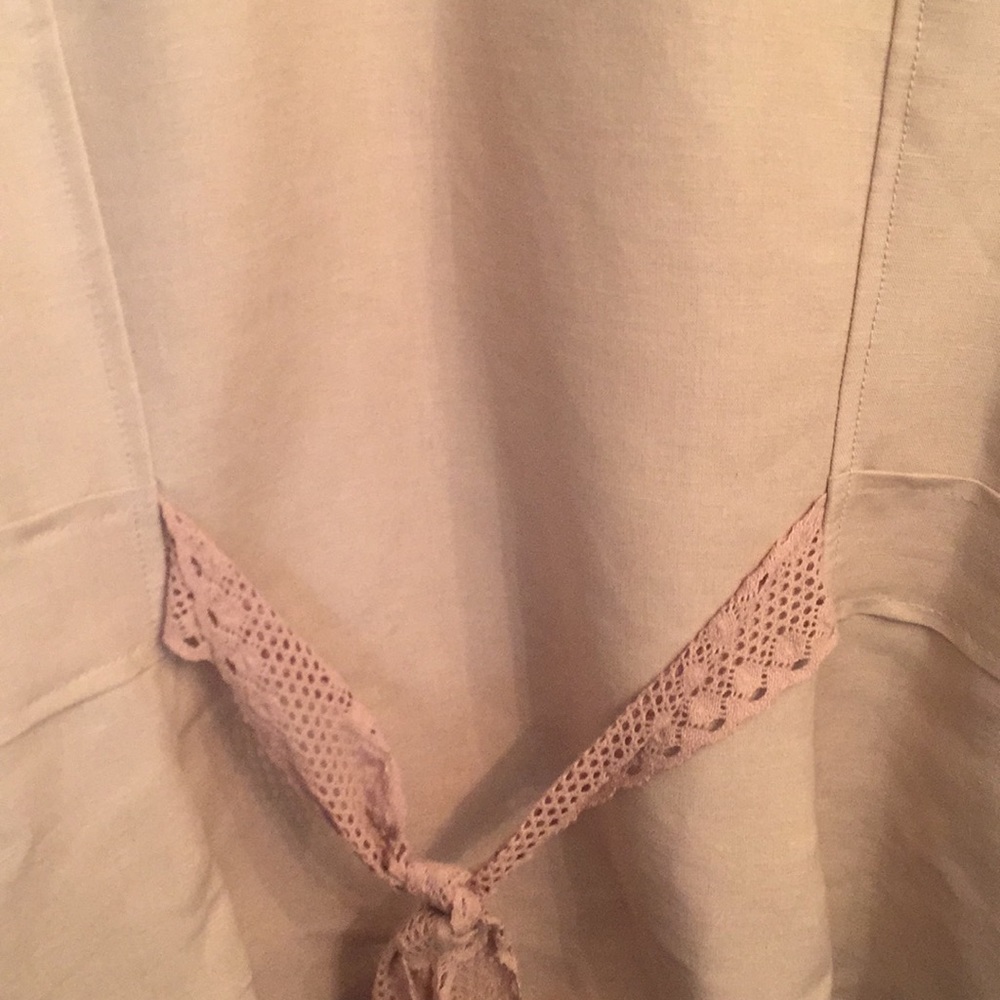 Linen tan jacket - Picture 4 of 4